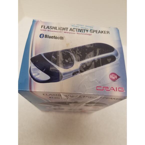 Craig Flashlight Activity Speaker With Bluetooth Wireless Tec With Mount Item258 - Picture 2 of 6